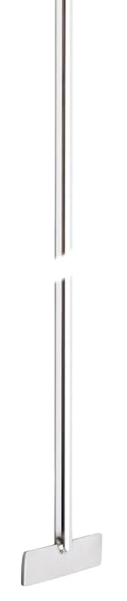 SCILOGEX Lab Flat-Blade Stirrer – 316L Stainless Steel, 400mm Shaft 8mm Diameter 60mm Impeller – Durable Overhead Stirring Rod for Laboratory Liquid Mixing & Blending