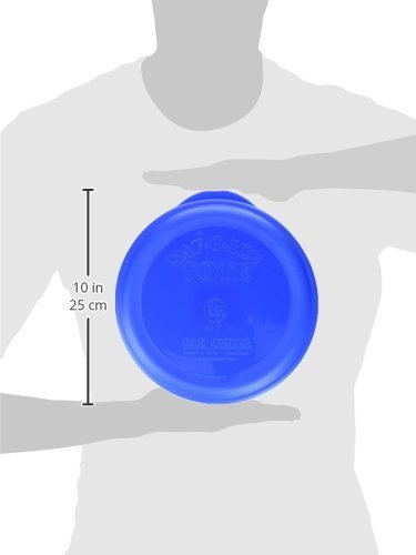 San Jamar-SI6500 Saf-T-Ice Commercial Ice Tote Snap-Tight Lid - Blue (Pack of 2)