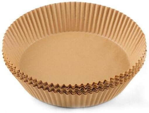 Air Fryer Liners Disposable 8 IN,200PCS Round Non-Stick Parchment Paper Parchment Paper for 5-8QT Air Fryer Roasting Microwave Basket