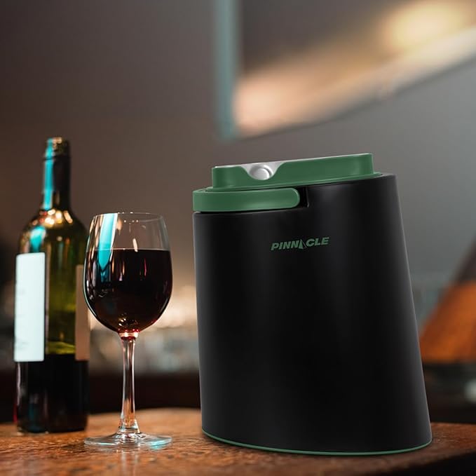 PINNACLE Insulated ice bucket for parties with Tong that fit into Lid - Stainless Steel ice bucket for cocktail bar with Collapsible Handles for indoor/outdoor bar, BPA Free (Green)
