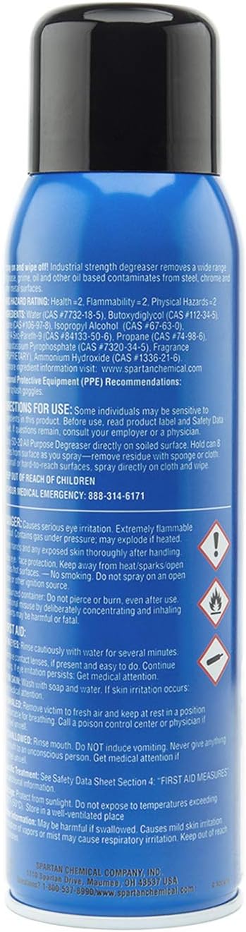 Spartan SD-20 Multipurpose Degreaser Aerosol 1 LB 2-oz