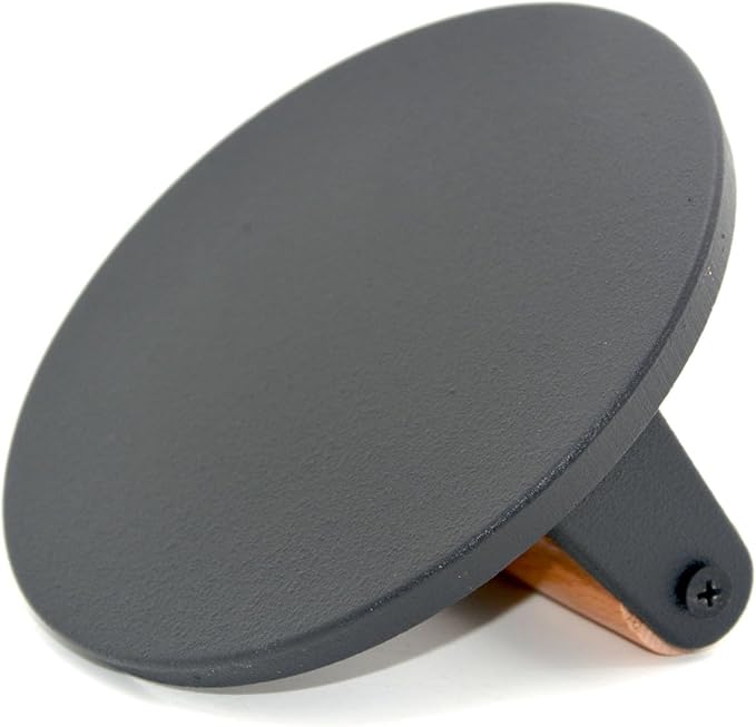 5.7inch Heavy Duty cast Iron Smash Burger Press Grill Press Burger Smasher Indoor Outdoor Griddle Accessories and 11inch Visual Melting Dome Cover