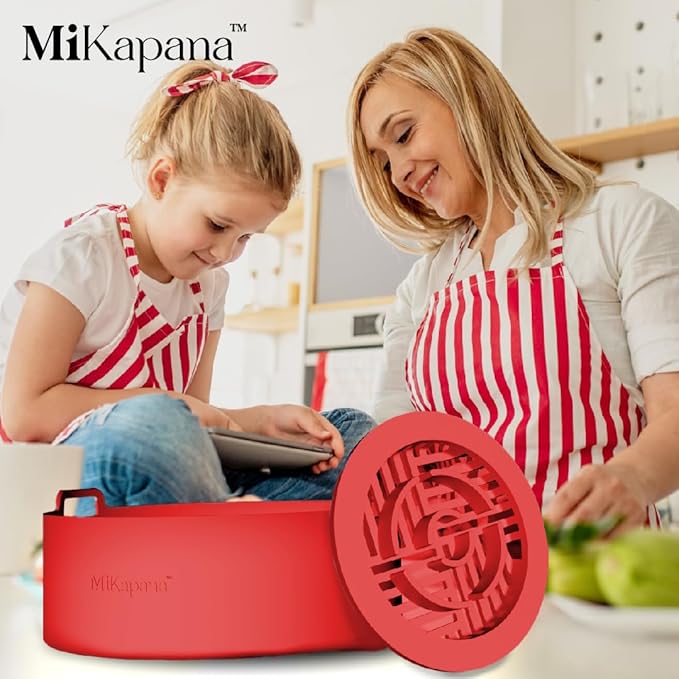 Air Fryer Liners Reusable, Silicone Air Fryer Liners 7.5" for 3โ5 QT, Sturdy Airfryer Liners, Air Fryer Silicone Liners, Non-Stick Air Fryer Accessories