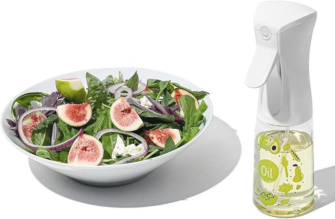 Mistifi oil spray PET bottle 200ml Upgraded Version.Fine Mist Spray Bottle for Air Fryer, Olive Oil, Avocado Oil, Healthy Nonstick Frying, Commercial & Home Kitchen Use (PS601 1Pc)