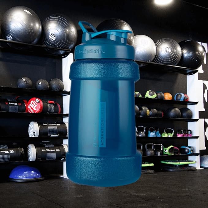 BlenderBottle Hydration Extra Large Koda Water Jug, 2.2-Liter, Blue