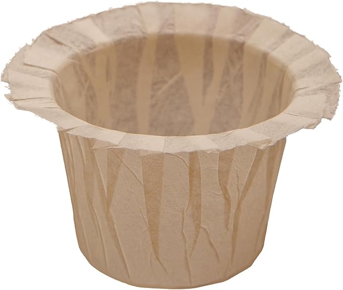 Haetyly Disposable Coffee Filters,300 Count Coffee Paper Filters Natural Compatible with Keurig Single Serve 1.0 and 2.0, Fits Reusable K Cup Filters
