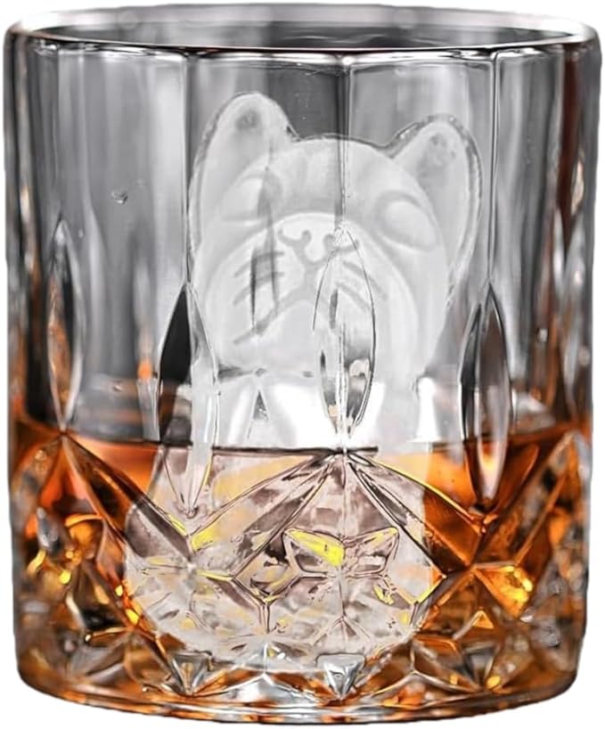 2026 New 3D Cat Ice Cube Mold: Bulldog Whiskey Ice Cube Mold Tray Set Molds Small For Freezer Mini Cat Shaped Silicone Tiny Block Shaved Plunge Cooler Cute Cocktails With Lid Fancy (French Bulldog)