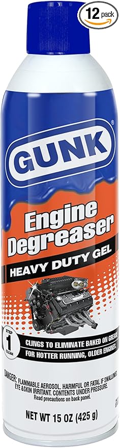 GUNK EBGEL-12PK 'Engine Brite' Engine Degreaser Gel - 15 oz., (Case of 12)