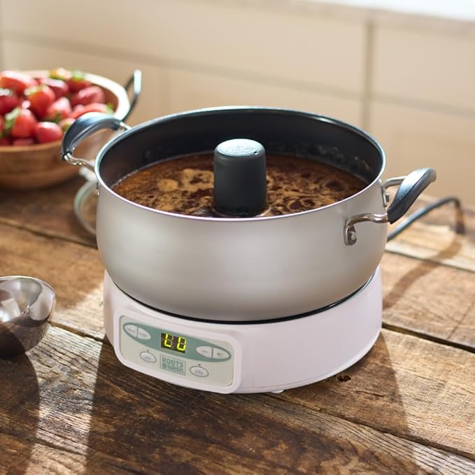 Roots & Harvest Automatic Jam and Jelly Maker, Silver – Easy-to-use