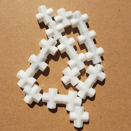 Magnetic Stirrer Stir Bar PTFE Magnetic Mixer Stir Bars Cross Shape (8X15mm, 5PCS)