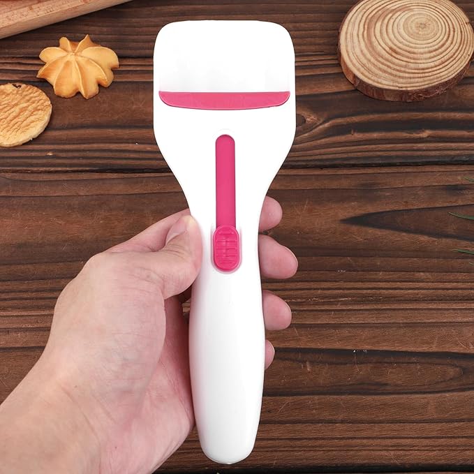 Cupcake Scoop Batter Dispenser, One-Touch Sliding Button Batter Dispensing Tool for Cake Pancakes Muffins Precise Portioning Cookie Kitchen Baking Tool for Home Bakery