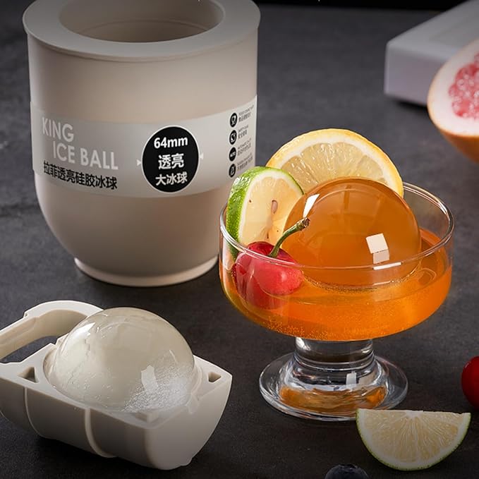 Large Silicone Ice Sphere Maker Molds Practical Round Making For Crafting Large Homes Ice Sphere Tray