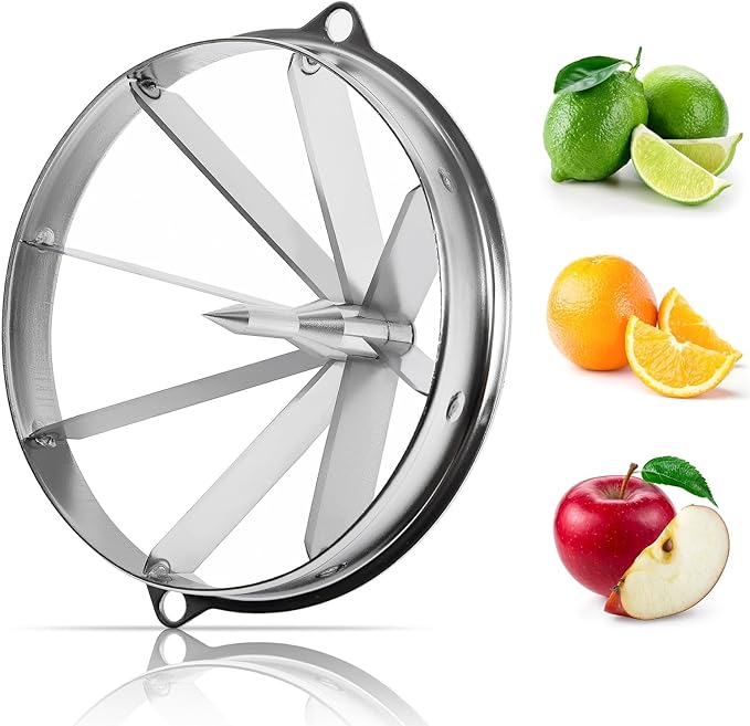 WICHEMI 8 Section Blade for Commercial Easy Wedger Lemon Cutter Blade Stainless Steel Fruit Lime Slicer Vegetable Chopper Dicer 8 Wedger Blade