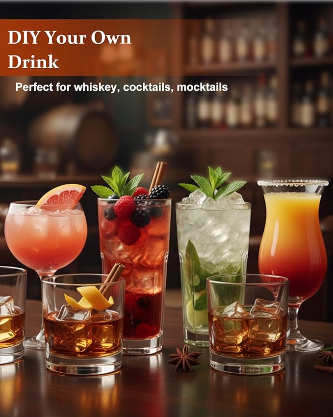Large Silicone Ice Cube Trays with Lids, ZDPMK 4 Pack Large Whiskey Ice Cube Molds, Easy‑Release 2 Inch Square Big Ice Cube Molds for Freezer, Cocktails, Iced Coffee, Baby Food, Dishwasher‑Safe
