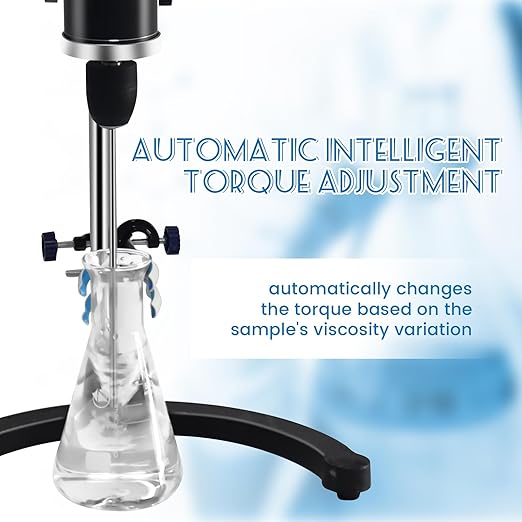 Electric Overhead Stirrer, LCD Digital Overhead Lab Mixer,Time and Speed Adjustable, 100-2000RPM, 0-10000mpas, Mix40L, Two Stirring Rods