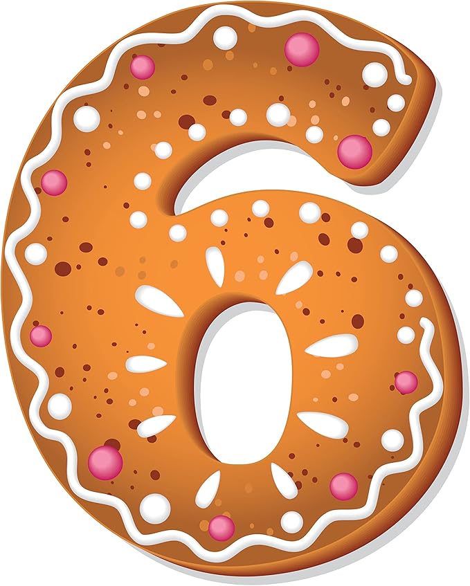 Number 6 Cookie Cutter – Sharp & Safe Stainless Steel Cooking Utensils – Ideal For Sandwiches, Pancakes, Fruits & Crafts – Dishwasher-Safe Bakery Supplies from Sweet Cookie Crumbs (3.1”T x 2.1”W)