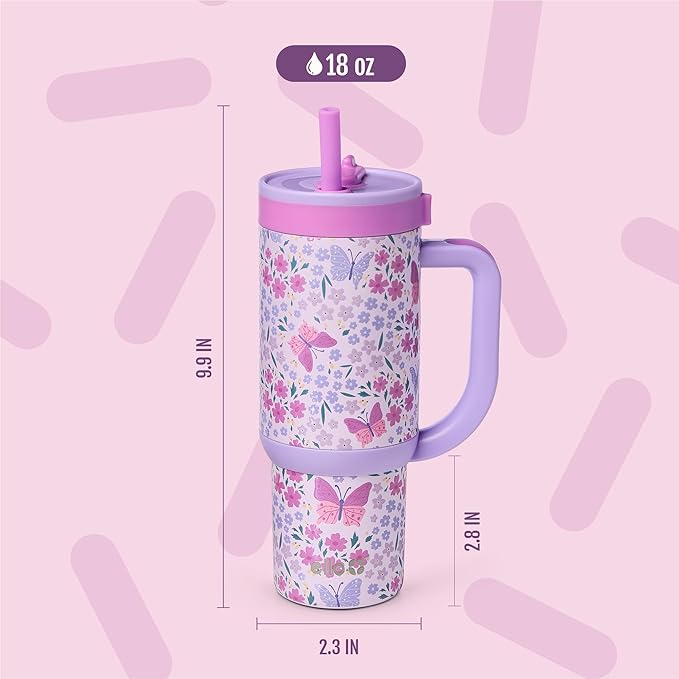 Ello Oasis 18oz Stainless Steel Tumbler - Winging It