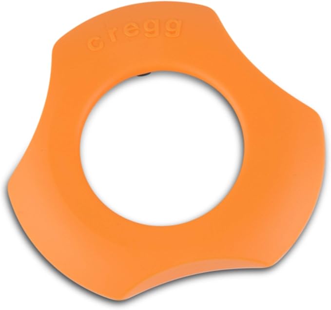 cregg 3-in-1 Egg Topper β Orange - Egg Cracker, Cup & Serving Ring β Made in Germany β For Soft & Hard Boiled Eggs β Egg Shell Opener β Kitchen Gadget & Gift for Breakfast Lovers