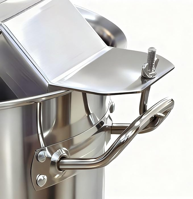 40L/10.5 Gal Automatic Food Mixer 110V 180W Stainless Steel Electric Mixer For Cooking Agitator Chocolate Paste Heat Mixing Machine Food Mixer Pot Seasoning Bottom Soup Sauce Stirrer