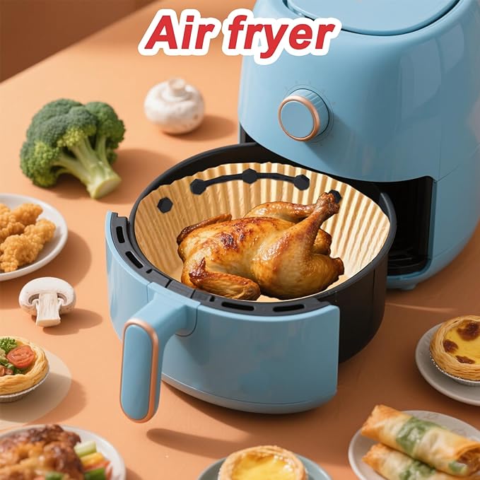 2 Sets Air Fryer Magnet Silicone Buckle, Air Fryer Liner Magnets for Holding Parchment Paper Magnetic Holders Accessories for Preventing Disposable Paper to Burn (Black)
