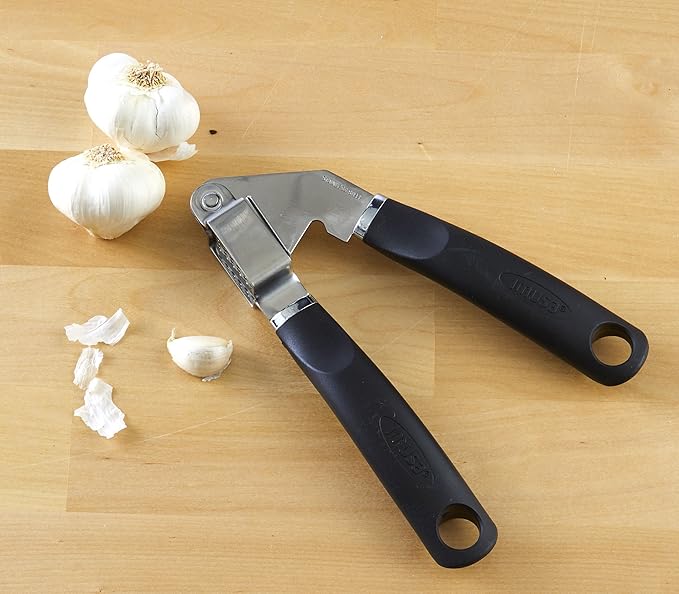 IMUSA USA IMU-7117W Chef Garlic Press, Black
