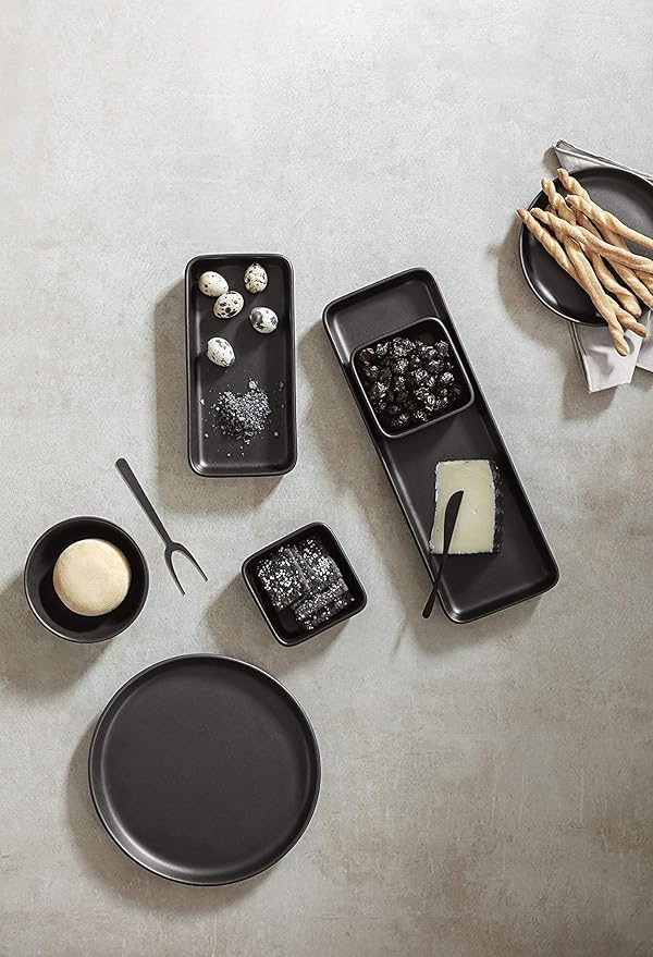 Eva Solo | Nordic Kitchen Stoneware Square Dish | 11x11cm | Danish Design & Functionality | Tools Kitchen Gadgets & Accessories
