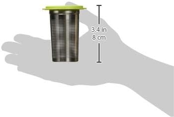 Jarware Tea Infuser Lid for Regular Mouth Mason Jars, Green