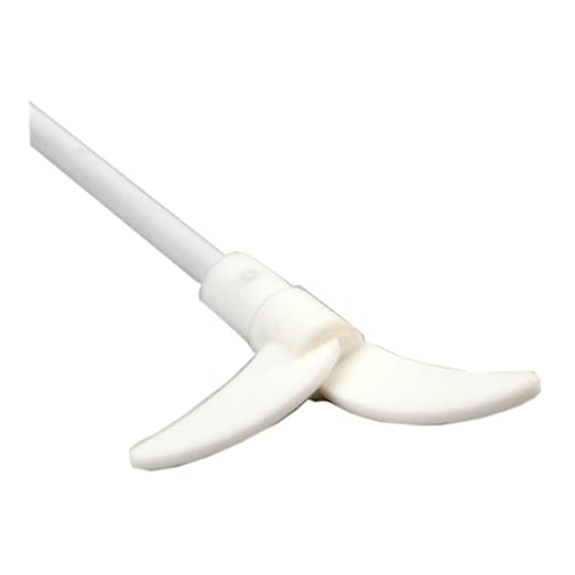 SCILOGEX Lab Centrifugal Stirrer – PTFE Coated, 300mm Shaft 6mm Diameter 90mm Impeller – Durable Overhead Stirring Rod for Laboratory Liquid Mixing & Blending
