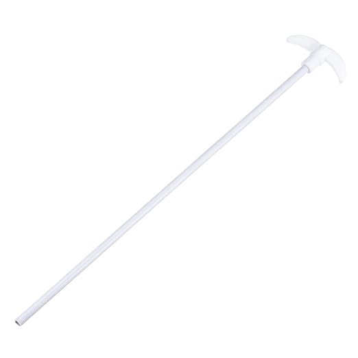 MECCANIXITY PTFE Electric Stirring Rod 620mm Length Overhead Stirrer Mixer Shaft with Foldable Paddle for Lab