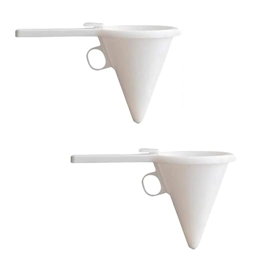 2 Pcs Adjustable Icing Candy Funnel,Cream Dispenser Pastry Tools for Kitchen & Home