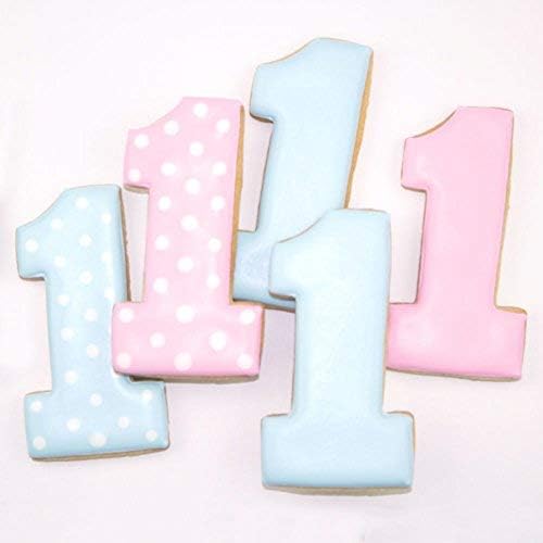 Ann Clark 2-Pc. Number 1 Cookie Cutter Set, Made in USA, 3-1/4” and 4-1/2”
