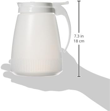 Winco PSUD-48 , Medium, White, Clear, 48 OZ, 1 Count (Pack of 1)