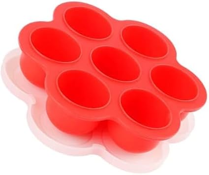 Egg Bites Tray with Lid | Silicone Molds for Instant Pot, Air Fryer, and Oven | Egg Bite for Pressure Cooker | Dishwasher Safe