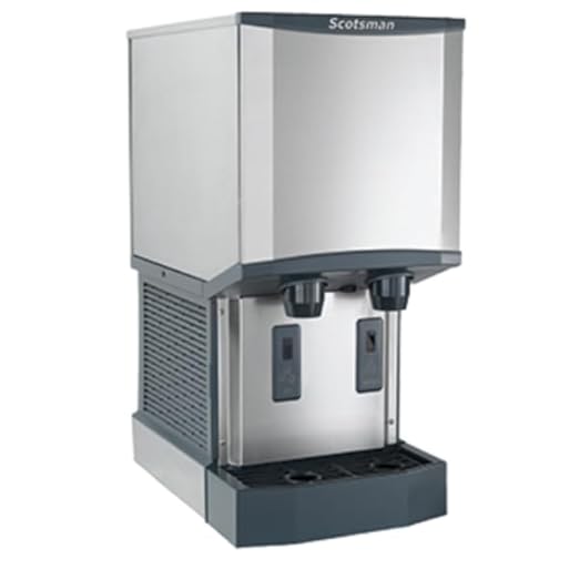 Scotsman HID312A-1, Meridian Nugget Ice & Water Dispenser, 12 lb Storage Capacity, 300 lb Daily Production, Stainless Steel, Countertop Air-Cooled, Self-Contained Refrigeration, 115v, NSF