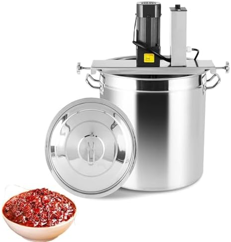 40L/80L Electric Pot Stirrer Mixer, Adjustable Speed Jam & Food Mixer with 4-Blade Scraper, Ideal for Restaurants & Home Cooking, Automatic Stirring Solution