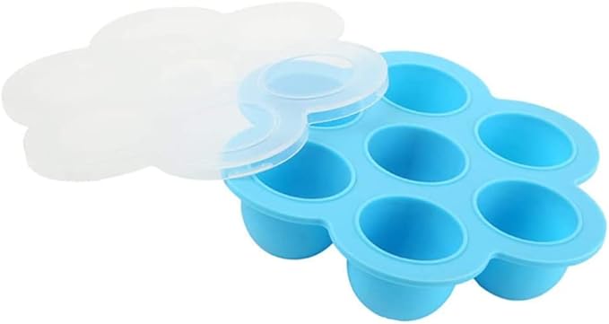 Silicone Egg Bites Molds for Instant Pot Accessories for 5,6,8 Qt Pressure Cooker, Food Storage Containers Silicone Egg Steamer Frozen Lid Refrigerator Ice Tray