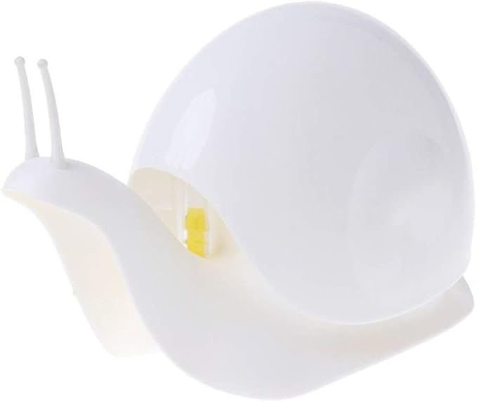 Cute Snail Soap Dispenser for Kitchen Bathroom etc. (120ML) (White)