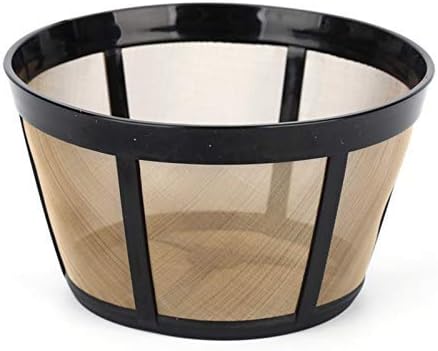 Reusable Coffee Filter, fits BUNN Coffee Maker and Brewer Replaces your BUNN Coffee Filter 8 10 12 Cup Basket Cup and BUNN Permanent Coffee Filter(2PCS)