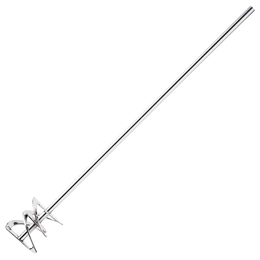 ONiLAB 18900628 316L Stainless Steel Spiral Stirrer, 50mm Stirrer Diameter, 8 mm Shaft Diameter, 400 mm Shaft Length
