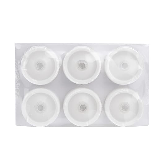 Restaurantware First In First Out 16 Ounce Condiment Squeeze Bottle 6 Refillable Lid FIFO Squeeze Bottle - Precision Dispensing Tip Flexible Clear Plastic Squeeze Bottle For Sauces