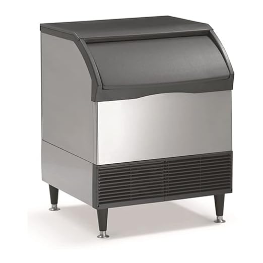 Scotsman CU3030SA-1 30" Prodigy Plus Air-Cooled Cube Undercounter Ice Maker Machine with 110 lb. Storage Capacity, 313 lbs/Day, 115v, NSF