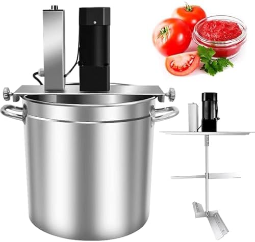 Electric Pot Stirrer Mixer - Automatic Food Mixer with Speed Control, 4-Blade Scraper for Jams, Sauces, Fillings & Seasoning (15L Capacity)