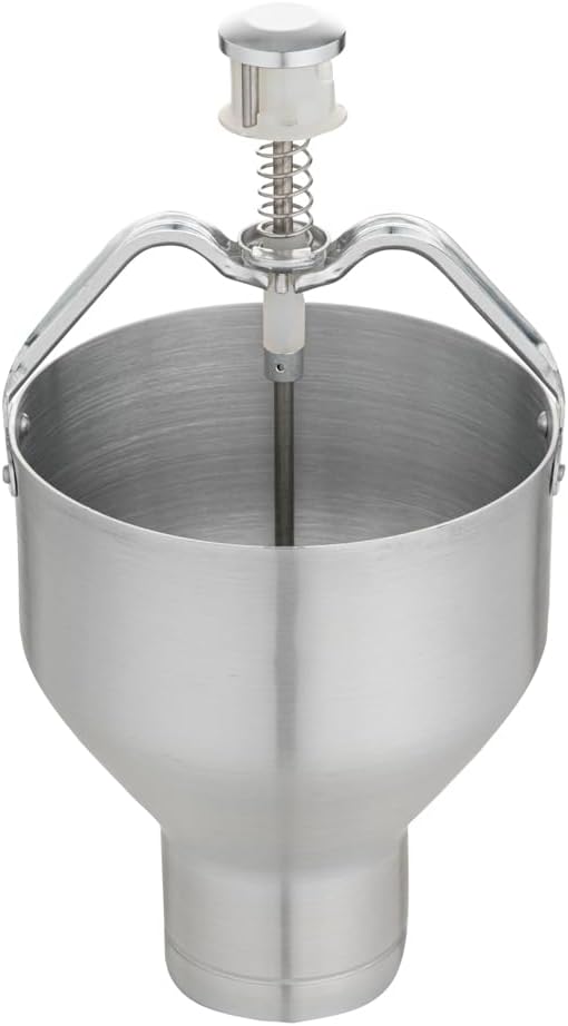 Restaurantware Met Lux 88 Ounce Waffle Batter Dispenser 1 Durable Pancake Dropper - Easy To Use With Portion Control Dial Settings Aluminum Cupcake Batter Dispenser Make Crepes or Biscuits