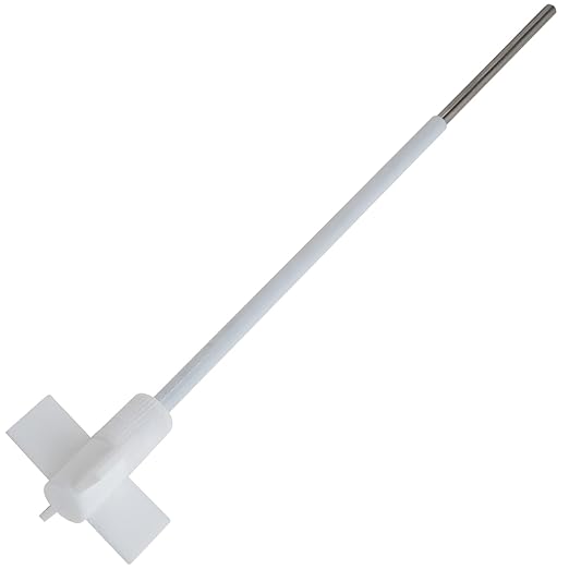 ONiLAB 18900075 PTFE Coated Propeller Stirrer，65mm Stirrer Diameter, 8 mm Shaft Diameter, 350 mm Shaft Length
