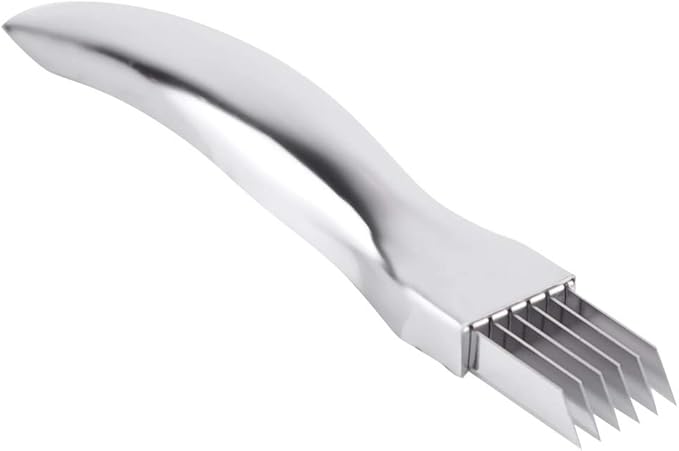 Mandoline Slicer,Mandoline Slicer for Kitchen,Potato Slicer,Onion Slicer,kitchen Salad Scissors,Vegetable Cutter Sharp Scallion Cutter Shred Knife, Steel Onion Holder