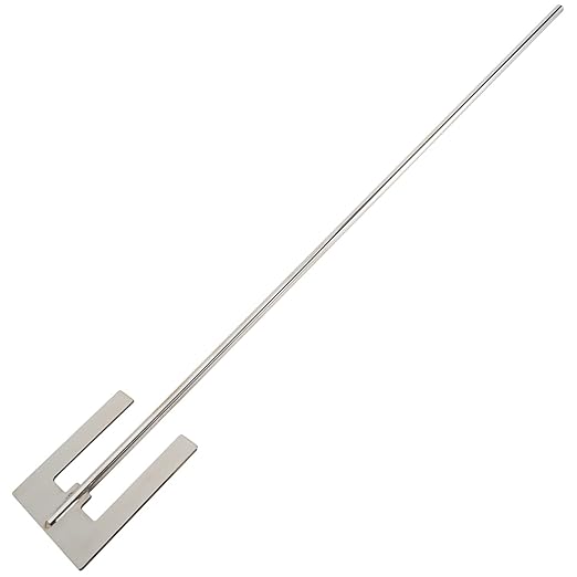 ONiLAB 18900498 316L Stainless Steel Grand Anchor Stirrer,100mm Stirrer Diameter, 8 mm Shaft Diameter, 600 mm Shaft Length