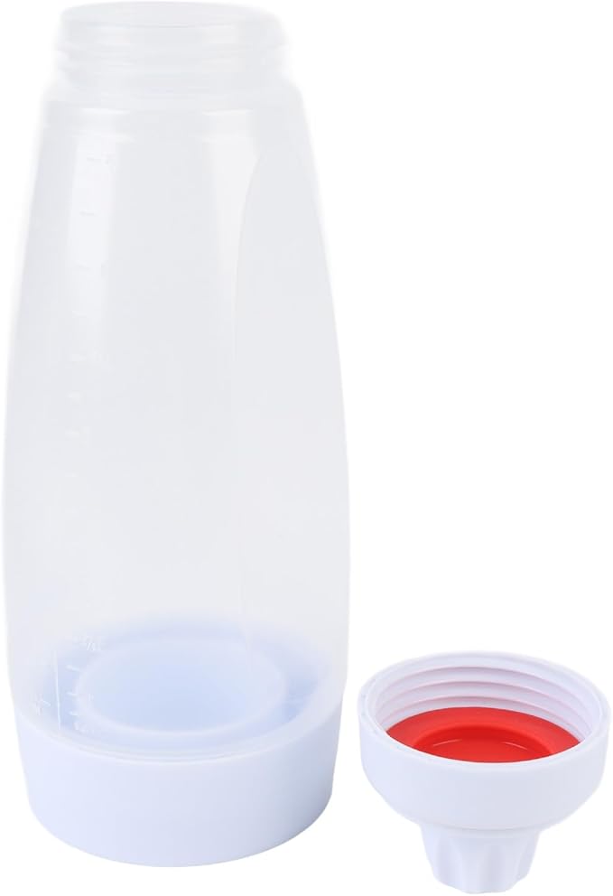 Pancake Batter Mixer Dispenser Bottle,1000ML Squeeze Kitchen Shaker Baking Tool with Mix Ball Wire Whisk, for Cupcakes, Muffins, Pancakes