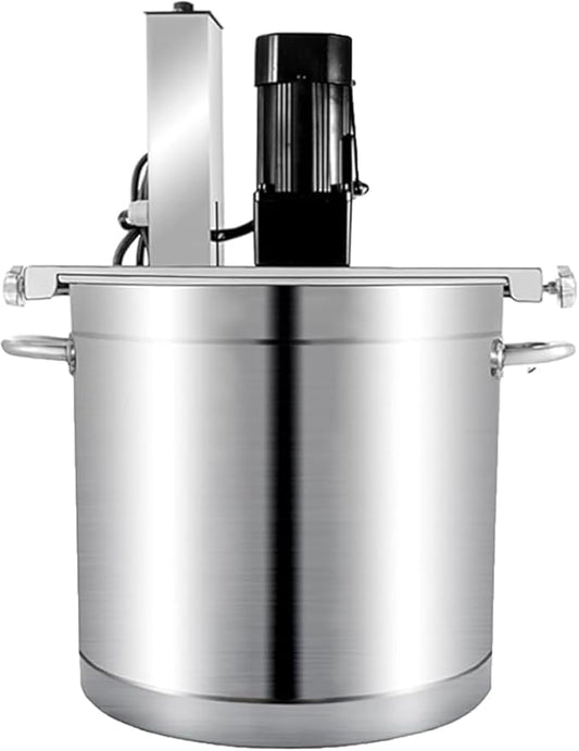 Electric Jam Mixer | 20L/25L/40L Stainless Steel Automatic Pot Stirrer with 4-Blade Scraper for Soup, Chili, Sauce, Beverage, Jam & Porridge(Color:40L)