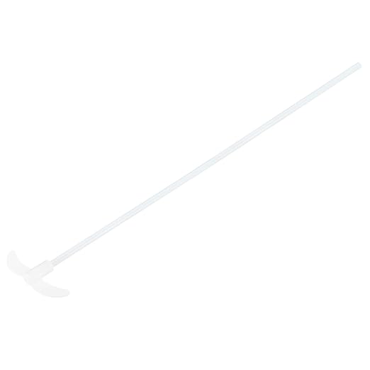 MECCANIXITY PTFE Electric Stirring Rod 600x100mm Length Overhead Stirrer Mixer Shaft with Foldable Paddle for Lab