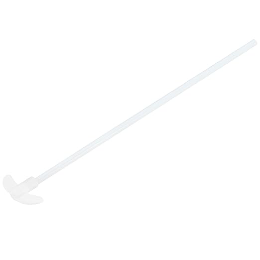 MECCANIXITY PTFE Electric Stirring Rod 350x65mm Length Overhead Stirrer Mixer Shaft with Foldable Paddle for Lab